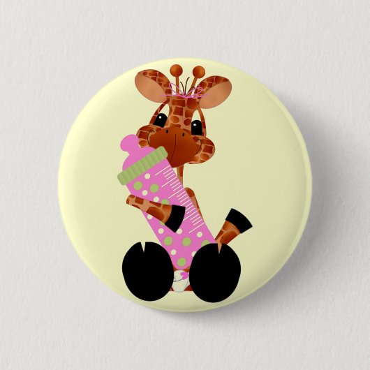 Baby Giraffe Button (Voorkant)