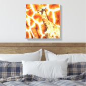 Baby Giraffe Canvas Afdruk (Insitu (Slaapkamer))