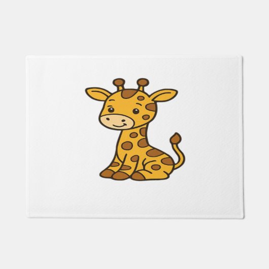 baby giraffe Classic T-Shirt Deurmat (Voorkant)