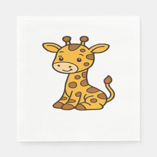 baby giraffe Classic T-Shirt Servet (Voorkant)