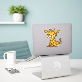 baby giraffe Classic T-Shirt Sticker (Laptop op bureau)