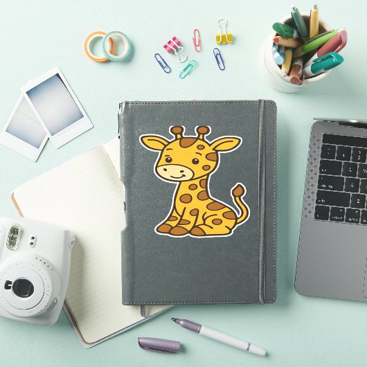 baby giraffe Classic T-Shirt Sticker (iPad Cover)