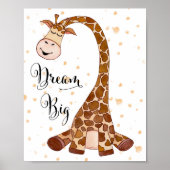 Baby Giraffe Droom Groot Muur Kunst Decoratie Cade (Voorkant)