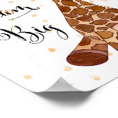 Baby Giraffe Droomt Groot Muur Kunst Decoratie Cad (Hoek)