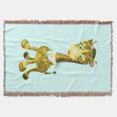 Baby Giraffe Drow Blanket Custom Colors Deken (Voorkant)