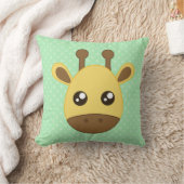 Baby Giraffe Face Kussen (Deken)