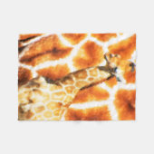 Baby Giraffe Fleece Deken (Voorkant (Horizontaal))