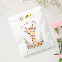 Baby Giraffe Floral, het is een meisje | BABY SHOW