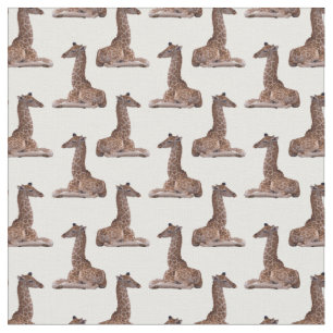 Baby Giraffe Frenzy Stof (Kies Je Kleur)