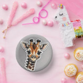 Baby Giraffe Gray Papieren Kommen (Feest)