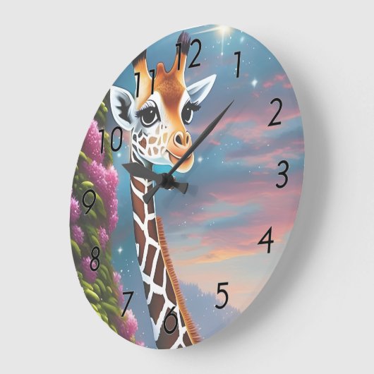 Baby Giraffe Grote Klok (Hoek)