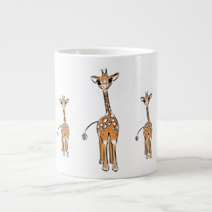 Baby Giraffe Grote Koffiekop