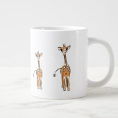 Baby Giraffe Grote Koffiekop (Rechts)