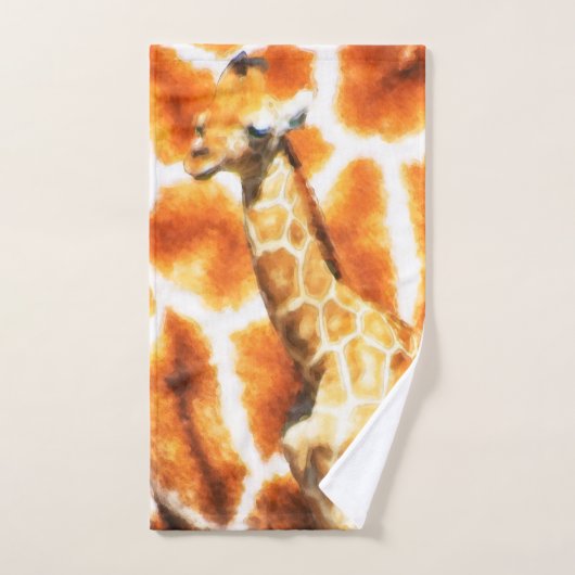 Baby Giraffe Handdoek (Handdoek)