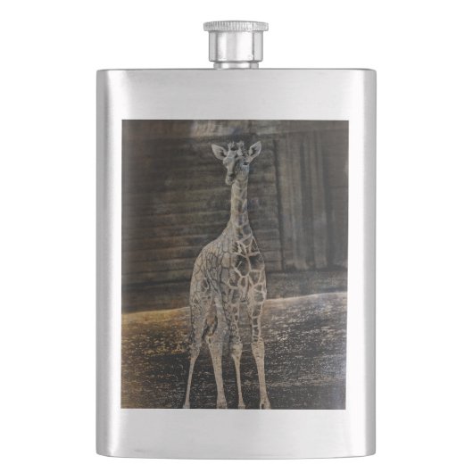 Baby Giraffe Heupfles (Voorkant)