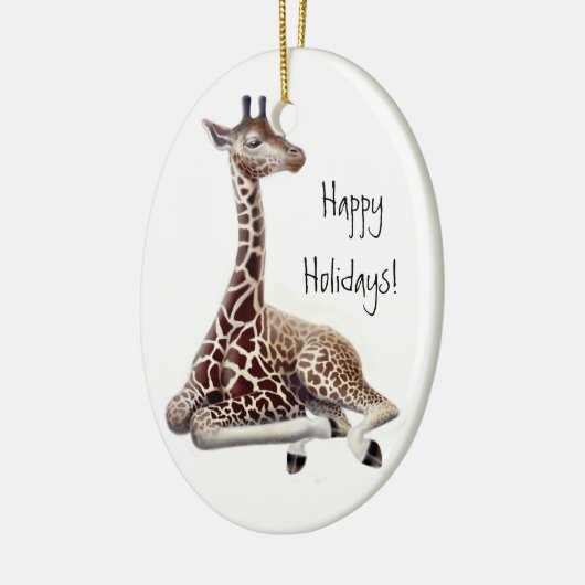 Baby Giraffe Holiday Ornament (Links)