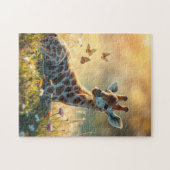 Baby Giraffe in de zon Legpuzzel (Horizontaal)