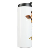 Baby giraffe in steampunk-cartoon stijl Classic T- Thermosbeker (Gedraaid links)