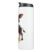 Baby giraffe in steampunk-cartoon stijl Classic T- Thermosbeker (Geroteerd rechts)