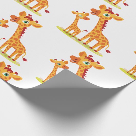 Baby Giraffe inpakpapier (Hoek)