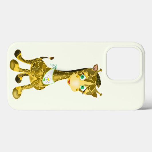 Baby Giraffe iPhone Case (Achterkant (horizontaal))
