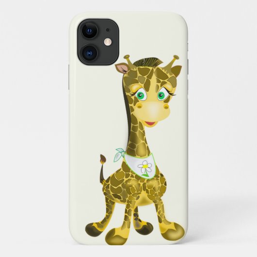 Baby Giraffe iPhone Case Gift - Kies kleuren (Achterkant)