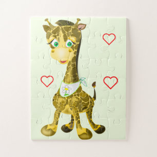 Baby Giraffe Jigzaag Puzzle Legpuzzel