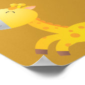 Baby Giraffe/ Kamerdecoratie Poster (Hoek)