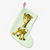 Baby Giraffe Kerstkous -  Kleine Kerstsok (Voorkant (Hangend))
