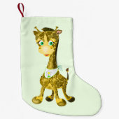 Baby Giraffe Kerstkous -  Kleine Kerstsok (Voorkant)
