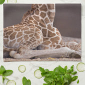 Baby Giraffe Kitchen Towel Theedoek (Gevouwen)