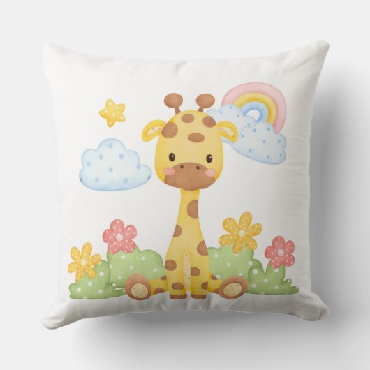 Baby Giraffe Kussen (Achterkant)