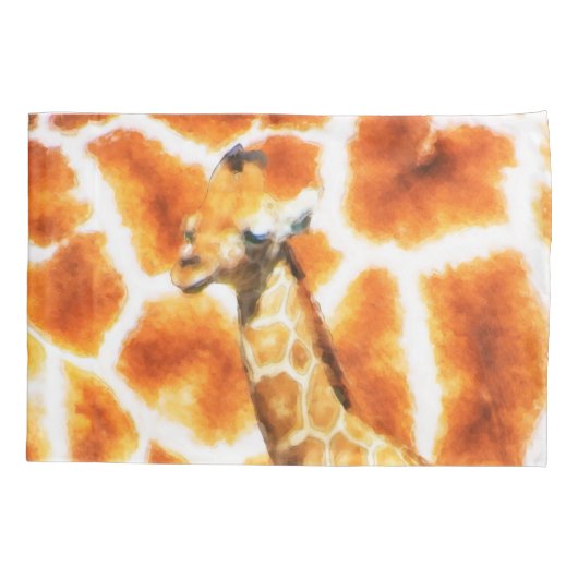 Baby Giraffe Kussensloop (Achterkant-Links)