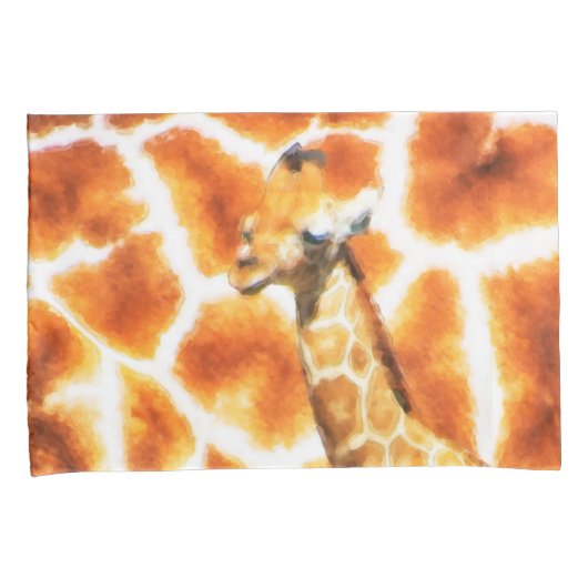 Baby Giraffe Kussensloop (Voorkant-Rechts)