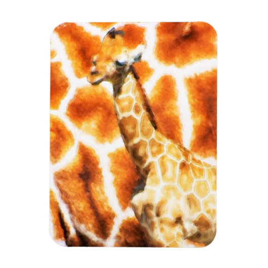 Baby Giraffe Magneet (Verticaal)