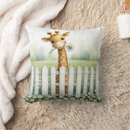 Baby Giraffe met Daisy Kussen