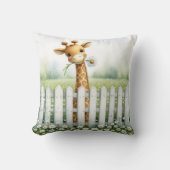 Baby Giraffe met Daisy Kussen (Voorkant)