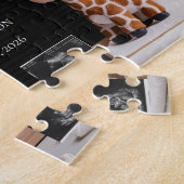  Baby Giraffe Neutral  pregnancy announcement  Legpuzzel (Zijkant)