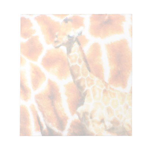 Baby Giraffe Notitieblok (Voorkant)