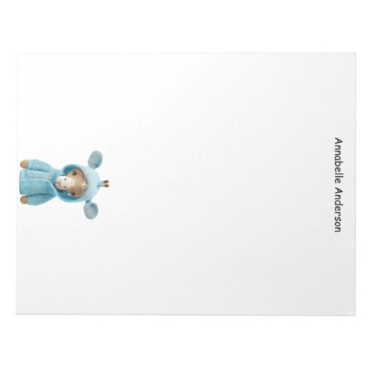 Baby Giraffe Notitieblok (Voorkant)