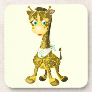 Baby Giraffe Onderzetter Uw kleuren