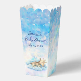 Baby Giraffe op een cloud Baby shower Bedankdoosjes