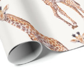 Baby Giraffe Patroon Cadeaupapier (Rol Hoek)