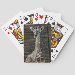Baby Giraffe Pokerkaarten