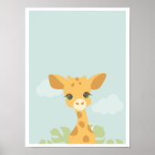 Baby Giraffe Poster (Voorkant)