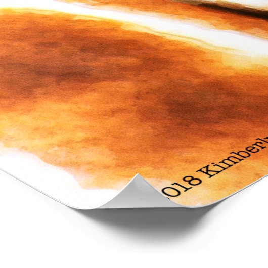 Baby Giraffe Poster (Hoek)