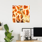 Baby Giraffe Poster (Thuiskantoor)
