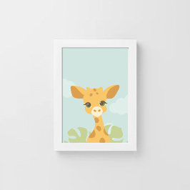 Baby Giraffe  Poster