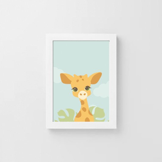 Baby Giraffe Poster