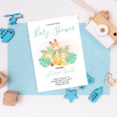 Baby Giraffe Safari Baby shower Uitnodiging